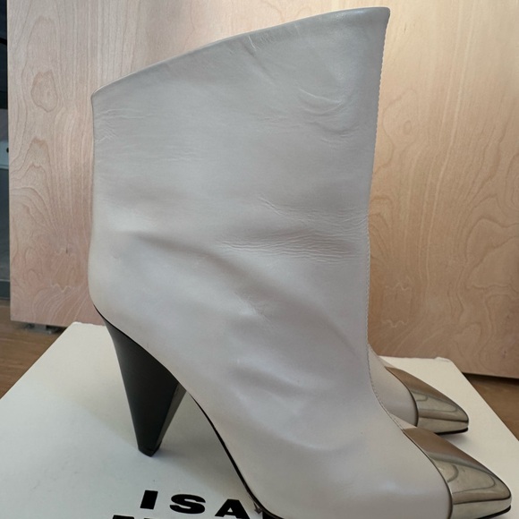 Isabel Marant Lapio Leather Ankle Boots 38 NIB - Picture 4 of 14